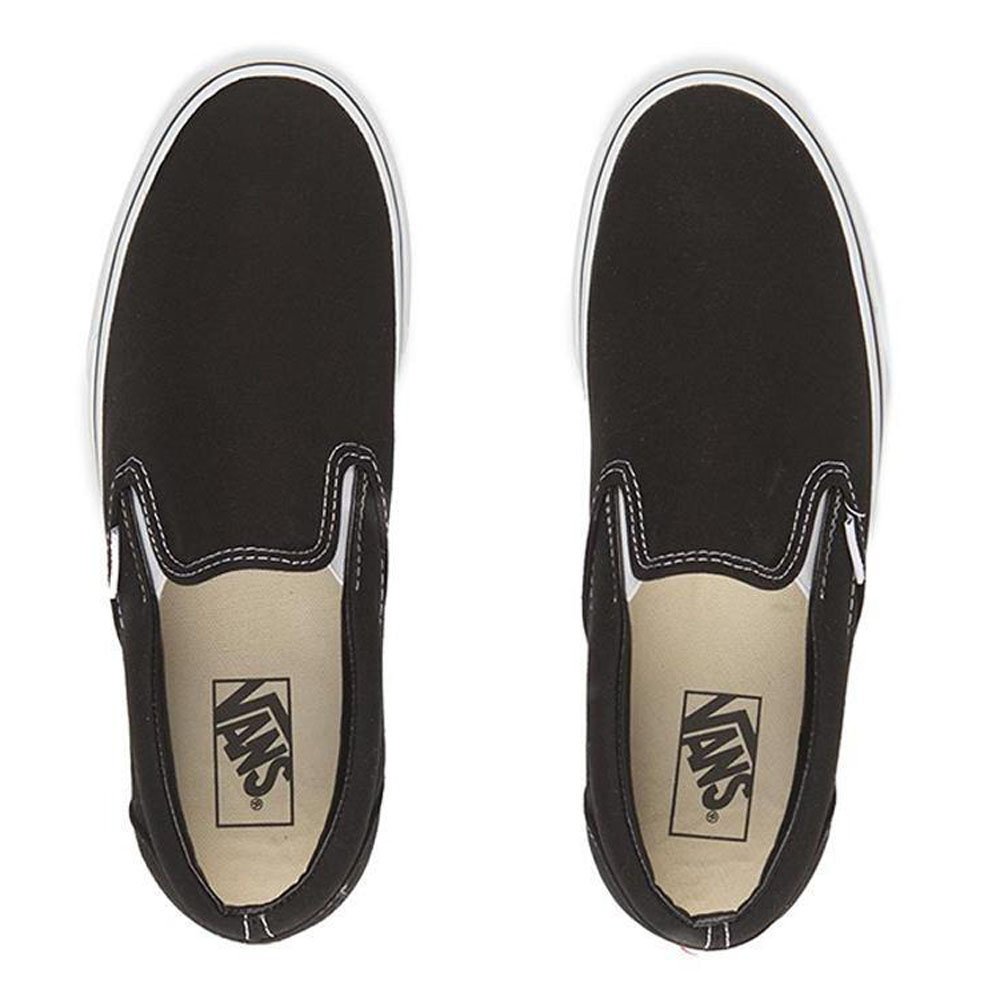 black slip on vans girls